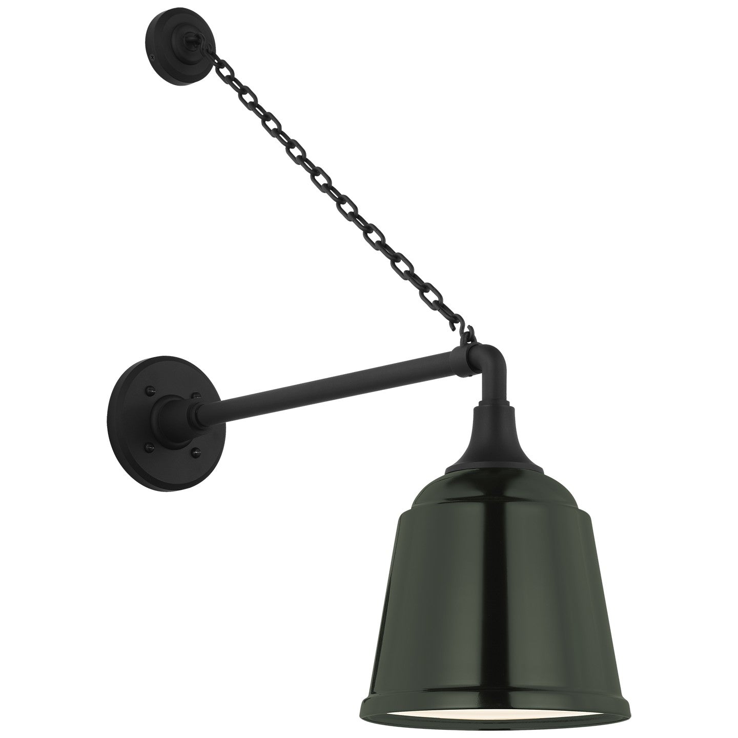 Visual Comfort Signature - TOB 2813MBK/S5-G - LED Barn Light - Academy Barn Light - Matte Black