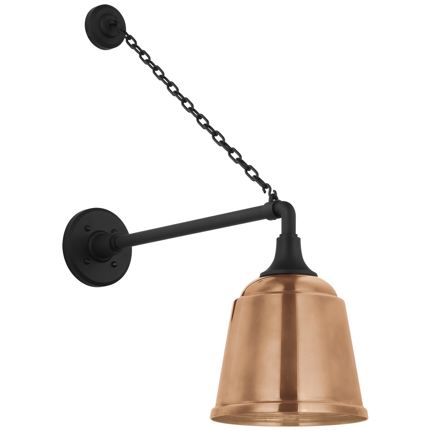 Visual Comfort Signature - TOB 2813MBK/S5-SC - LED Barn Light - Academy Barn Light - Matte Black