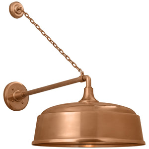 Visual Comfort Signature - TOB 2813SC/S7-SC - LED Barn Light - Academy Barn Light - Soft Copper