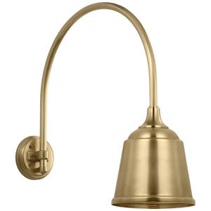 Visual Comfort Signature - TOB 2815HAB/S5-HAB - LED Barn Light - Academy Barn Light - Hand-Rubbed Antique Brass