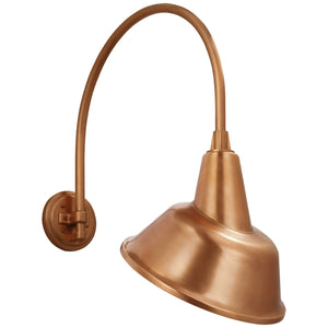 Visual Comfort Signature - TOB 2815SC/S3-SC - LED Barn Light - Academy Barn Light - Soft Copper
