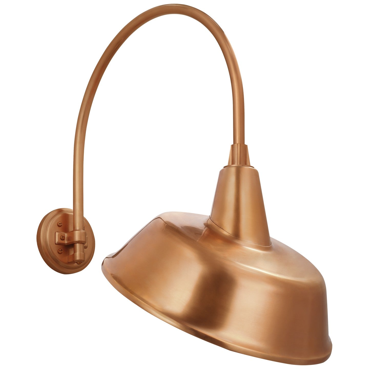 Visual Comfort Signature - TOB 2815SC/S4-SC - LED Barn Light - Academy Barn Light - Soft Copper