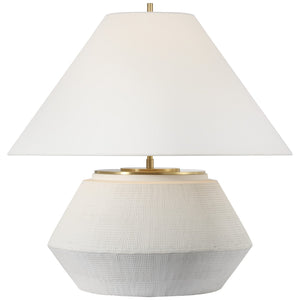 Visual Comfort Signature - TOB 3605PW-L - LED Table Lamp - Aten - Plaster White