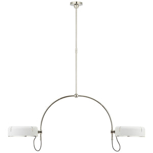 Visual Comfort Signature - TOB 5130PN-WHT - LED Pendant - Oso - Polished Nickel