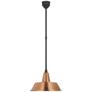 Visual Comfort Signature - TOB 5803MBK-SC - LED Pendant - Academy Barn Light - Matte Black
