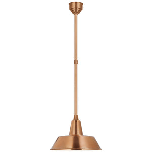 Visual Comfort Signature - TOB 5803SC-SC - LED Pendant - Academy Barn Light - Soft Copper