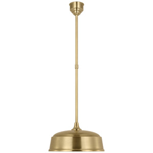 Visual Comfort Signature - TOB 5812HAB-HAB - LED Pendant - Academy Barn Light - Hand-Rubbed Antique Brass