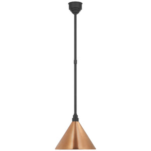 Visual Comfort Signature - TOB 5819MBK-SC - LED Pendant - Academy Barn Light - Matte Black