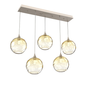 Hammerton Studio - PLB0047-05-BS-OA-C01-E2 - Linear Pendant - Terra - Beige Silver