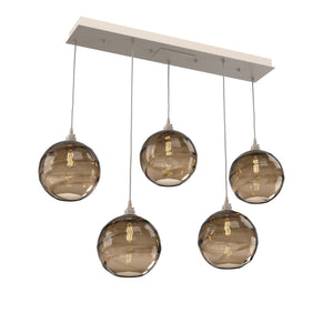 Hammerton Studio - PLB0047-05-BS-OB-C01-E2 - Linear Pendant - Terra - Beige Silver