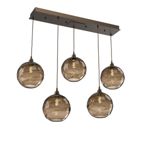 Hammerton Studio - PLB0047-05-FB-OB-C01-E2 - Linear Pendant - Terra - Flat Bronze