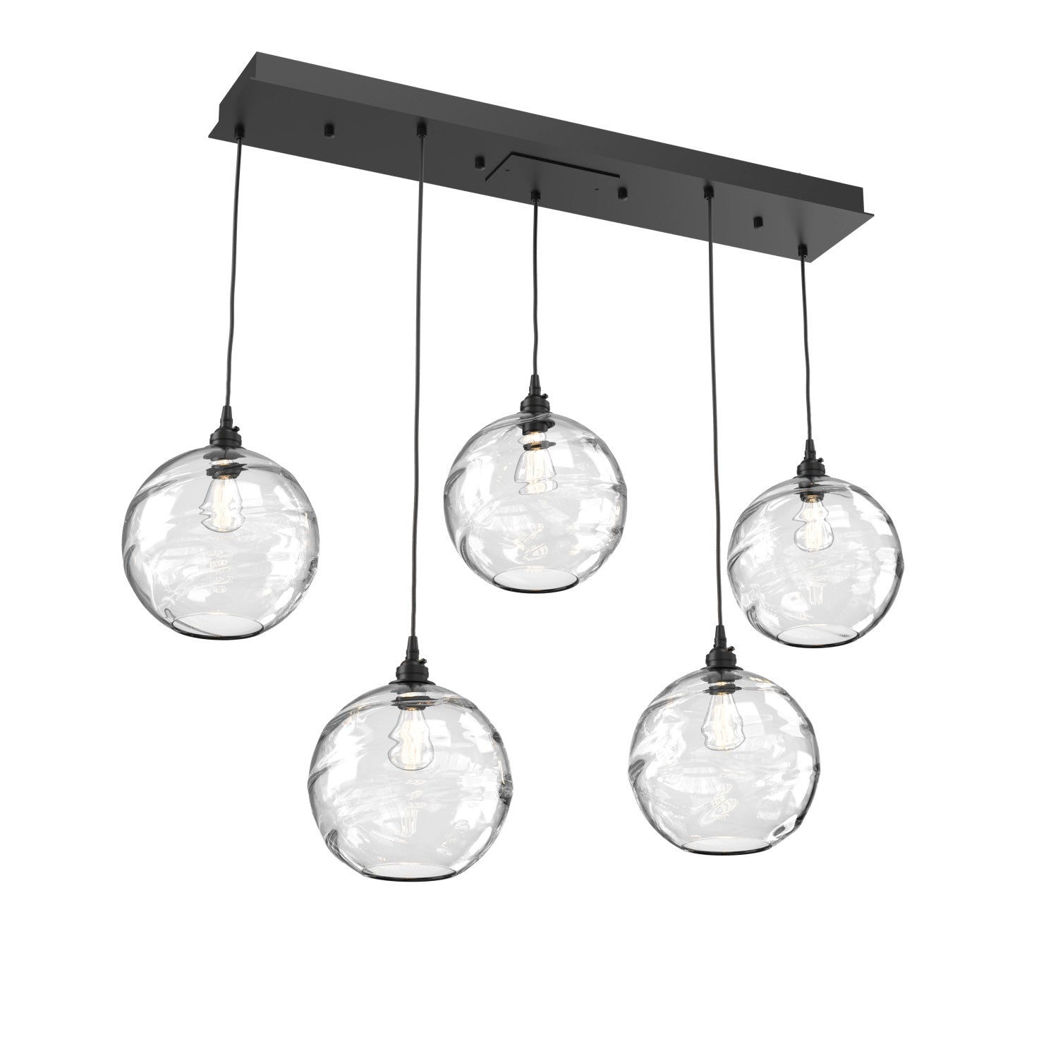 Hammerton Studio - PLB0047-05-MB-OC-C01-E2 - Linear Pendant - Terra - Matte Black