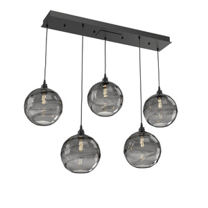 Hammerton Studio - PLB0047-05-MB-OS-C01-E2 - Linear Pendant - Terra - Matte Black