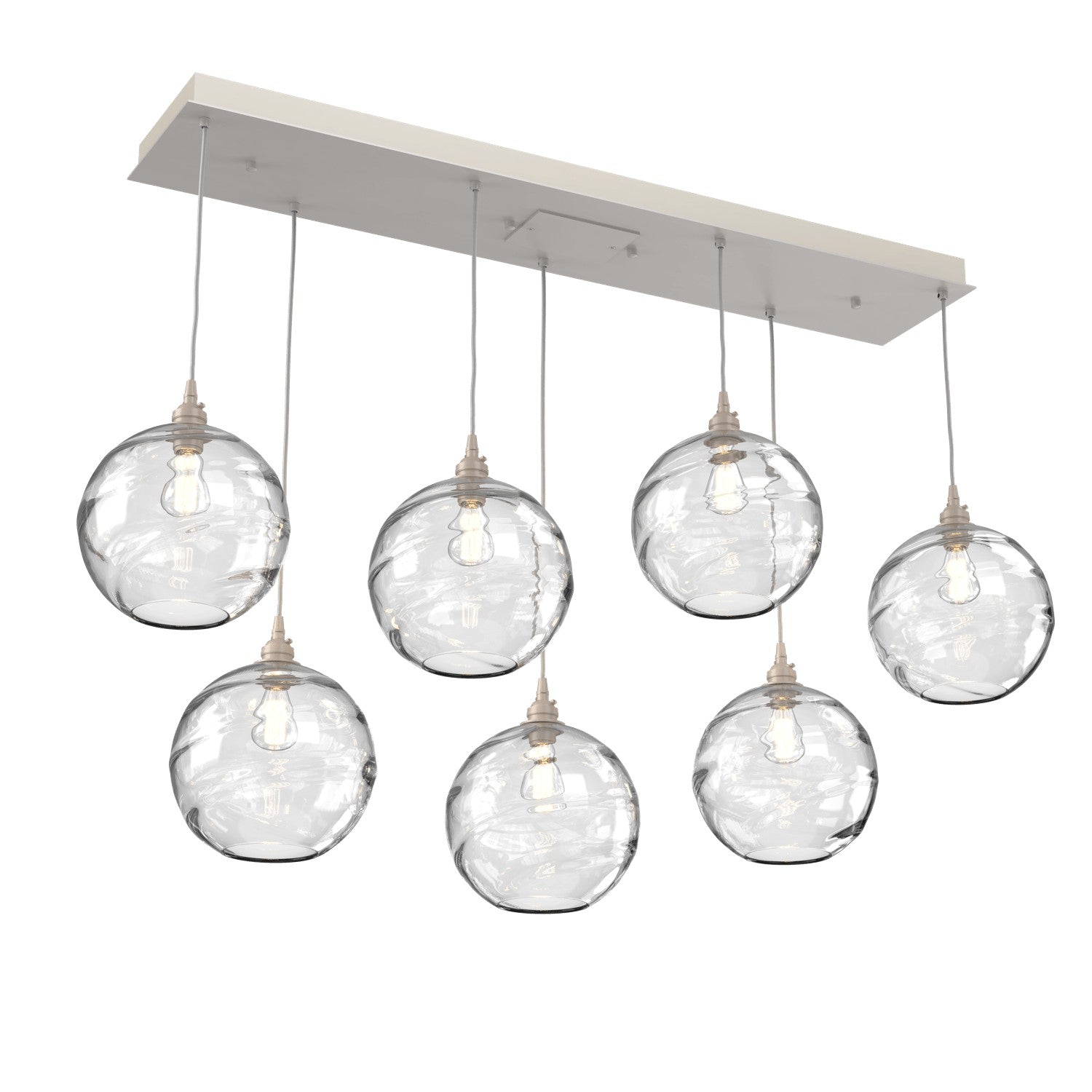 Hammerton Studio - PLB0047-07-BS-OC-C01-E2 - Linear Pendant - Terra - Beige Silver