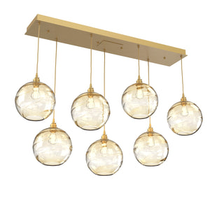 Hammerton Studio - PLB0047-07-GB-OA-C01-E2 - Linear Pendant - Terra - Gilded Brass