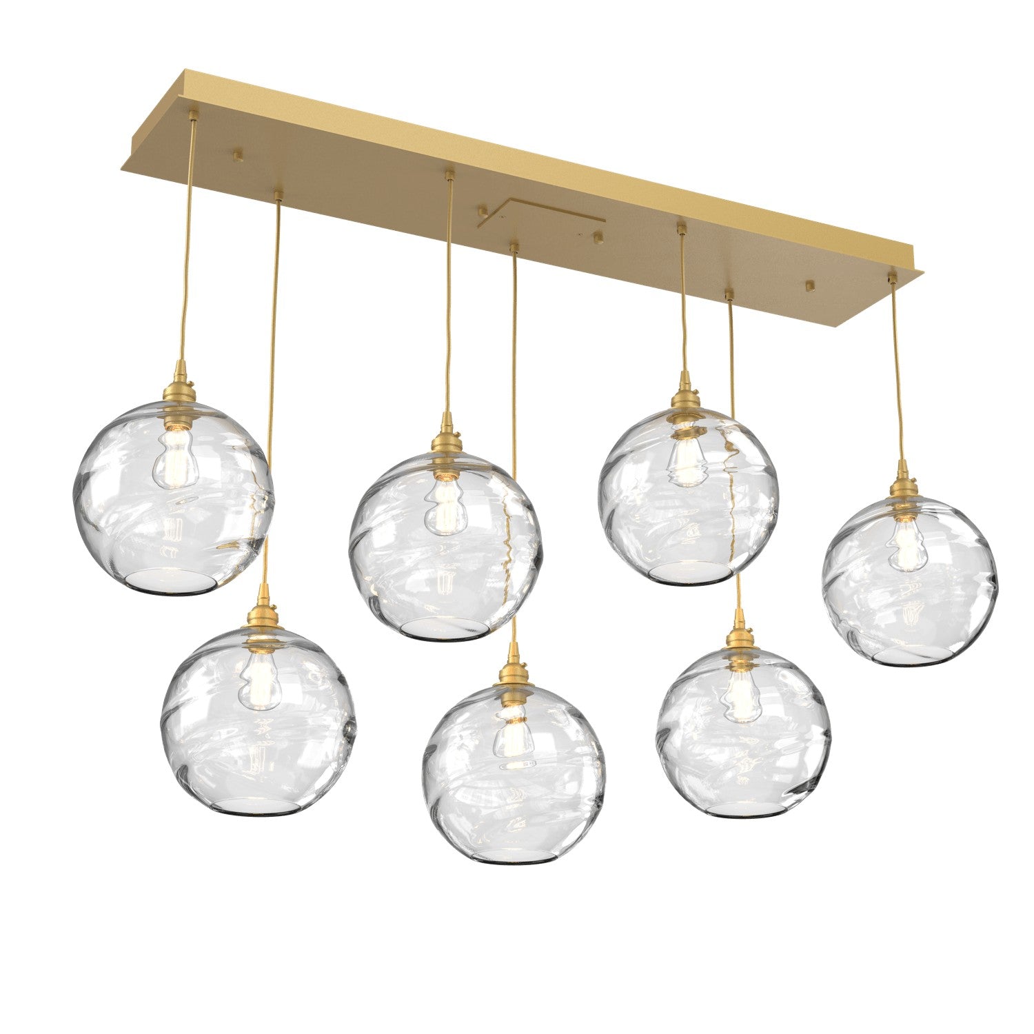 Hammerton Studio - PLB0047-07-GB-OC-C01-E2 - Linear Pendant - Terra - Gilded Brass