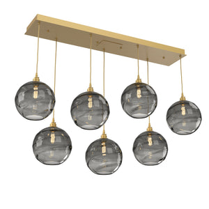 Hammerton Studio - PLB0047-07-GB-OS-C01-E2 - Linear Pendant - Terra - Gilded Brass