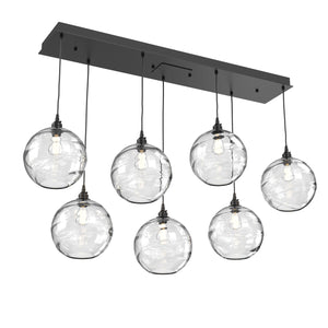 Hammerton Studio - PLB0047-07-MB-OC-C01-E2 - Linear Pendant - Terra - Matte Black