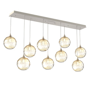 Hammerton Studio - PLB0047-09-BS-OA-C01-E2 - Linear Pendant - Terra - Beige Silver