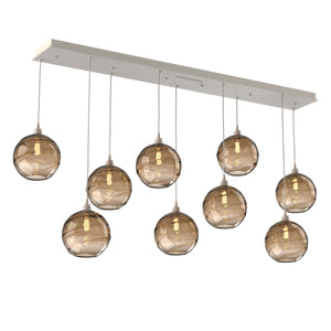 Hammerton Studio - PLB0047-09-BS-OB-C01-E2 - Linear Pendant - Terra - Beige Silver