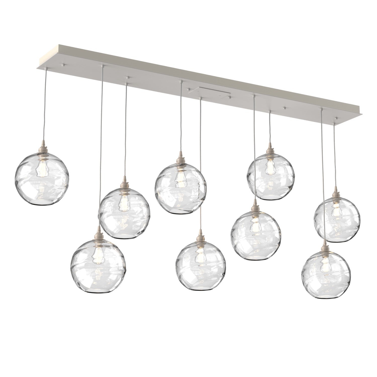 Hammerton Studio - PLB0047-09-BS-OC-C01-E2 - Linear Pendant - Terra - Beige Silver