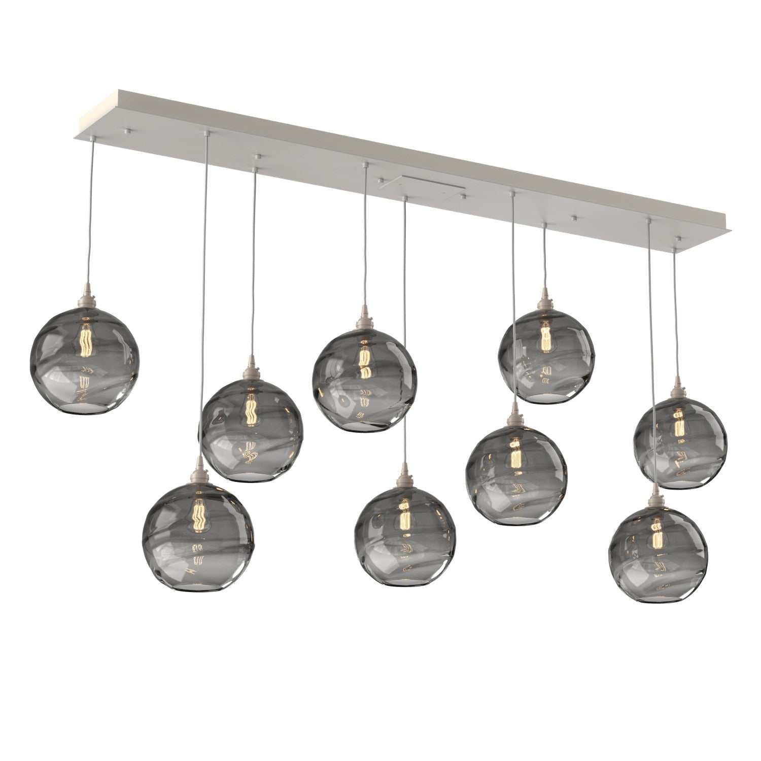 Hammerton Studio - PLB0047-09-BS-OS-C01-E2 - Linear Pendant - Terra - Beige Silver