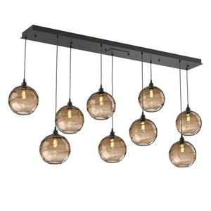 Hammerton Studio - PLB0047-09-MB-OB-C01-E2 - Linear Pendant - Terra - Matte Black