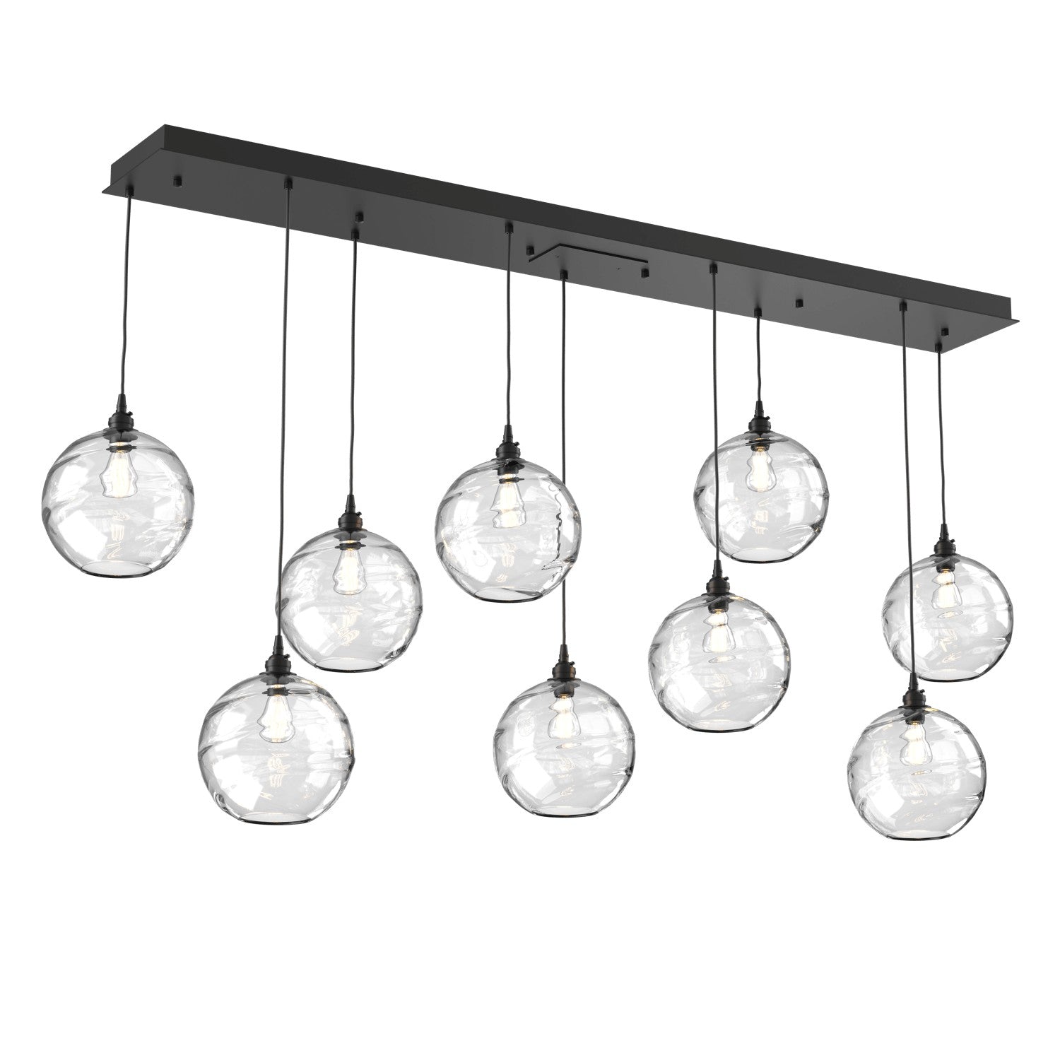 Hammerton Studio - PLB0047-09-MB-OC-C01-E2 - Linear Pendant - Terra - Matte Black