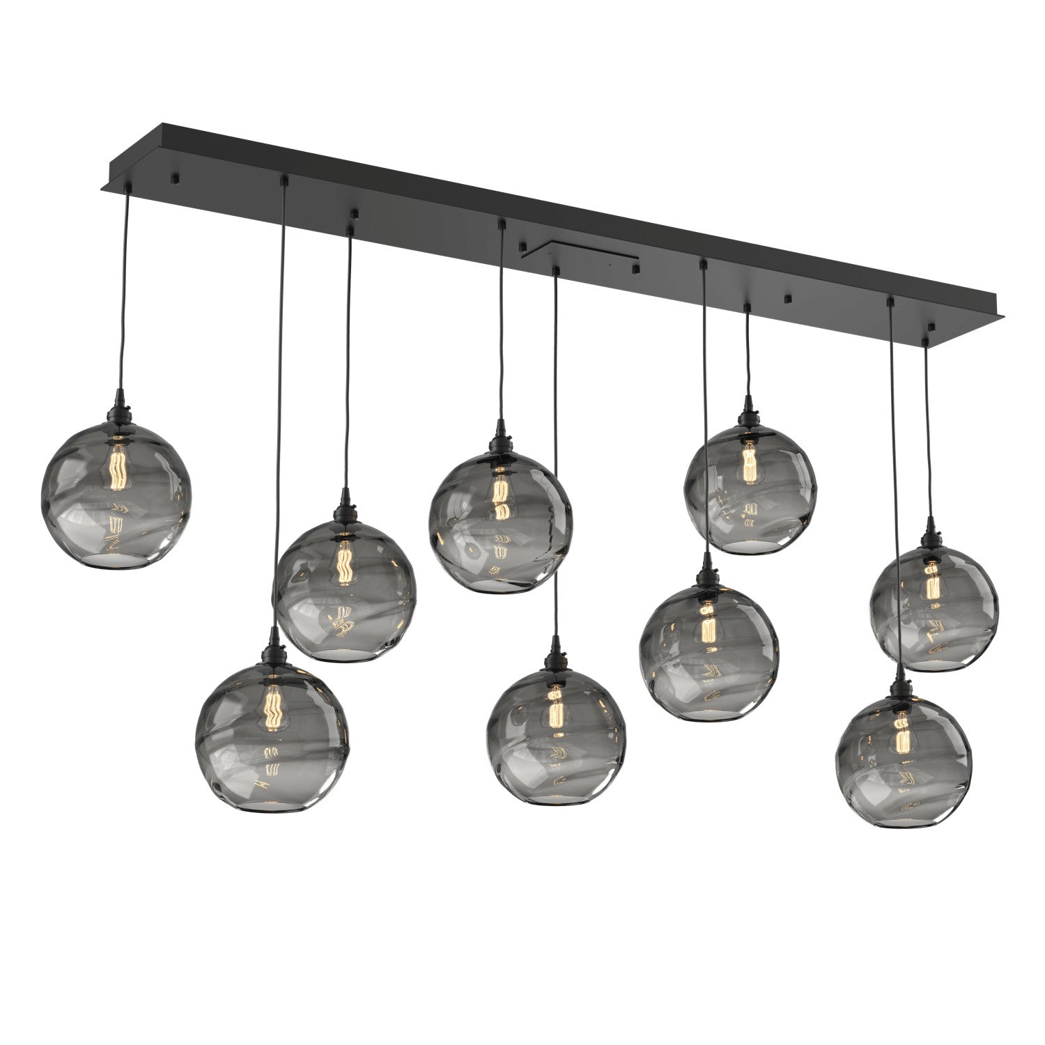 Hammerton Studio - PLB0047-09-MB-OS-C01-E2 - Linear Pendant - Terra - Matte Black