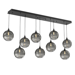 Hammerton Studio - PLB0047-09-MB-OS-C01-E2 - Linear Pendant - Terra - Matte Black