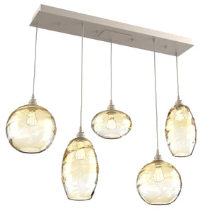 Hammerton Studio - PLB0048-05-BS-OA-C01-E2 - Linear Pendant - Misto - Beige Silver