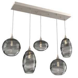 Hammerton Studio - PLB0048-05-BS-OS-C01-E2 - Linear Pendant - Misto - Beige Silver
