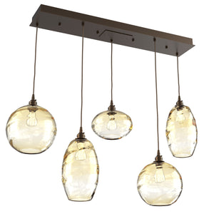 Hammerton Studio - PLB0048-05-FB-OA-C01-E2 - Linear Pendant - Misto - Flat Bronze