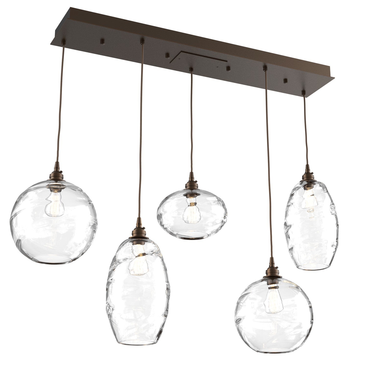 Hammerton Studio - PLB0048-05-FB-OC-C01-E2 - Linear Pendant - Misto - Flat Bronze
