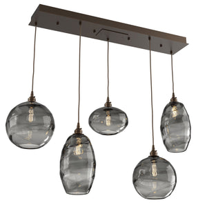 Hammerton Studio - PLB0048-05-FB-OS-C01-E2 - Linear Pendant - Misto - Flat Bronze