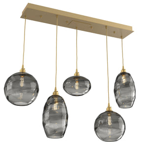 Hammerton Studio - PLB0048-05-GB-OS-C01-E2 - Linear Pendant - Misto - Gilded Brass