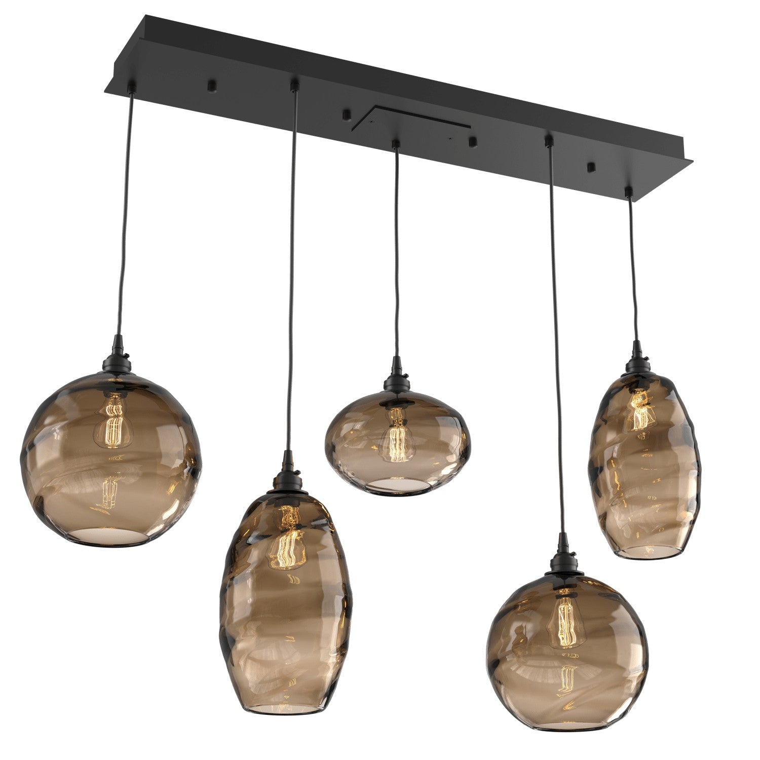 Hammerton Studio - PLB0048-05-MB-OB-C01-E2 - Linear Pendant - Misto - Matte Black