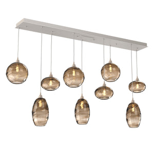 Hammerton Studio - PLB0048-09-BS-OB-C01-E2 - Linear Pendant - Misto - Beige Silver