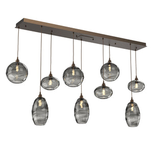 Hammerton Studio - PLB0048-09-FB-OS-C01-E2 - Linear Pendant - Misto - Flat Bronze