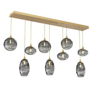 Hammerton Studio - PLB0048-09-GB-OS-C01-E2 - Linear Pendant - Misto - Gilded Brass
