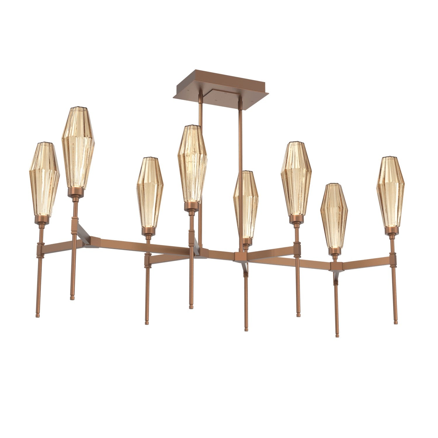 Hammerton Studio - PLB0049-48-BB-RB-001-L3 - LED Linear Suspension - Aalto - Burnished Bronze