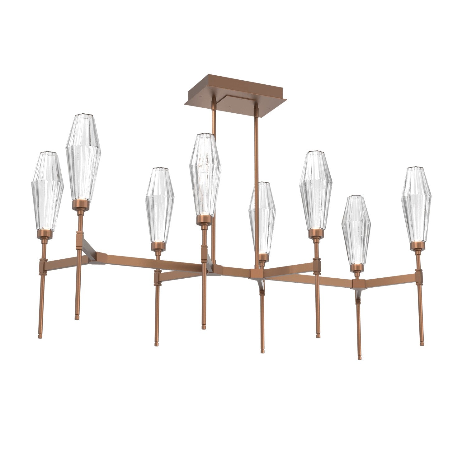 Hammerton Studio - PLB0049-48-BB-RC-001-L1 - LED Linear Suspension - Aalto - Burnished Bronze