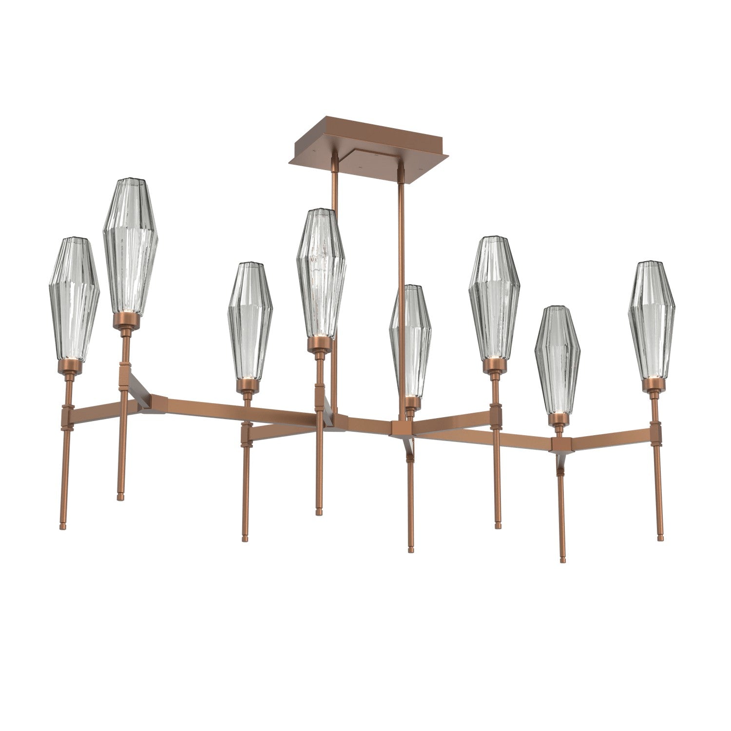 Hammerton Studio - PLB0049-48-BB-RS-001-L1 - LED Linear Suspension - Aalto - Burnished Bronze