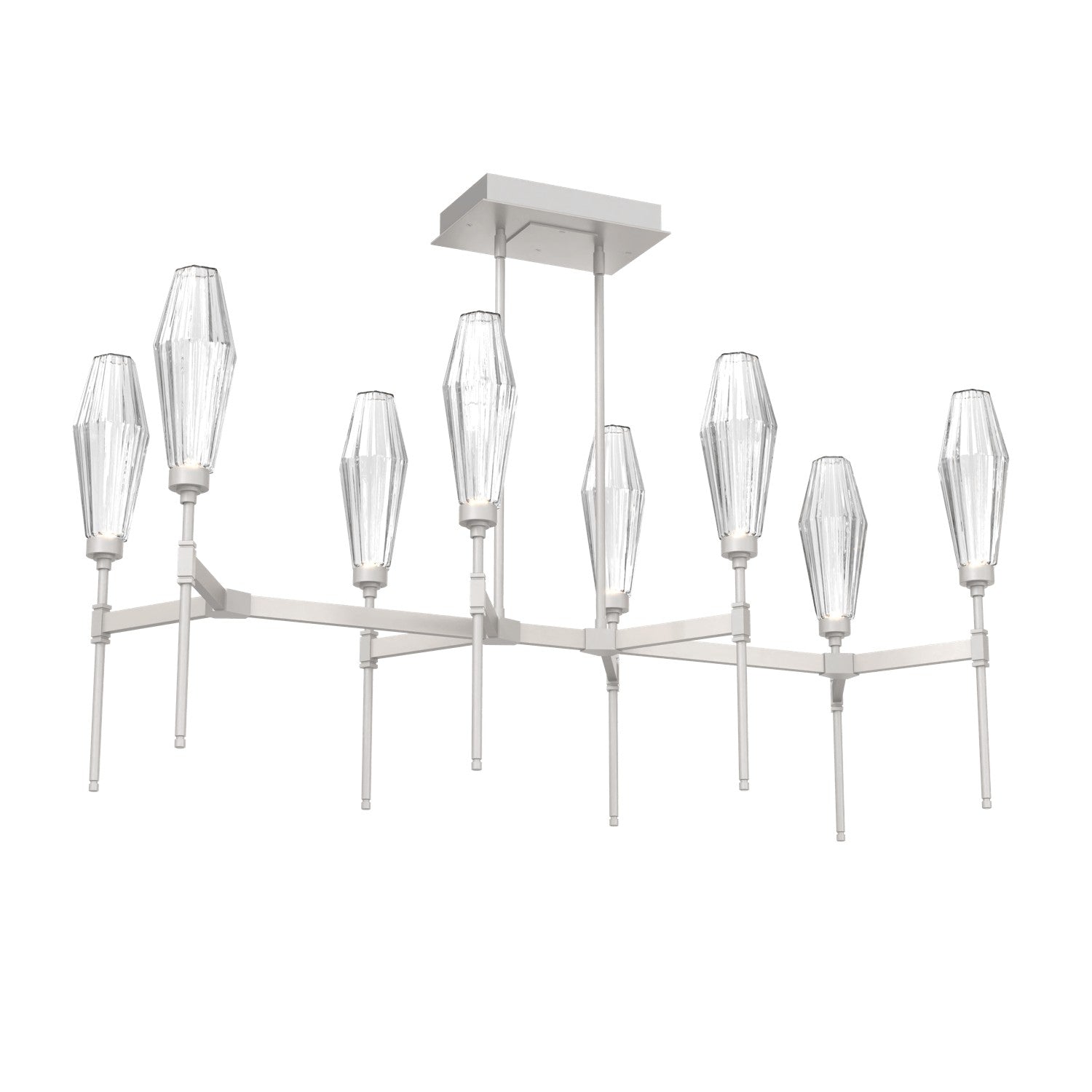 Hammerton Studio - PLB0049-48-BS-RC-001-L3 - LED Linear Suspension - Aalto - Beige Silver
