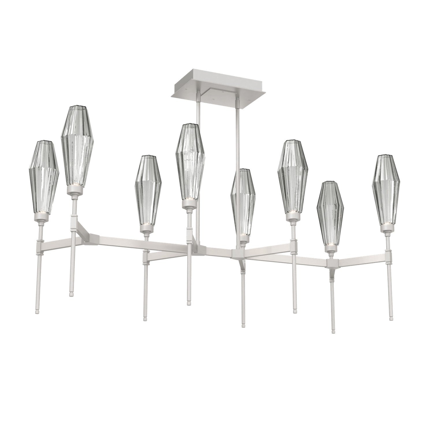 Hammerton Studio - PLB0049-48-BS-RS-001-L1 - LED Linear Suspension - Aalto - Beige Silver