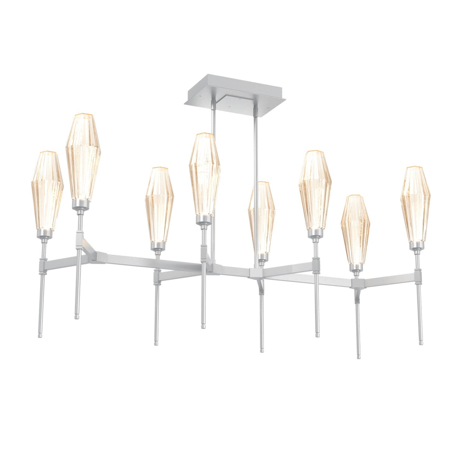 Hammerton Studio - PLB0049-48-CS-RA-001-L1 - LED Linear Suspension - Aalto - Classic Silver