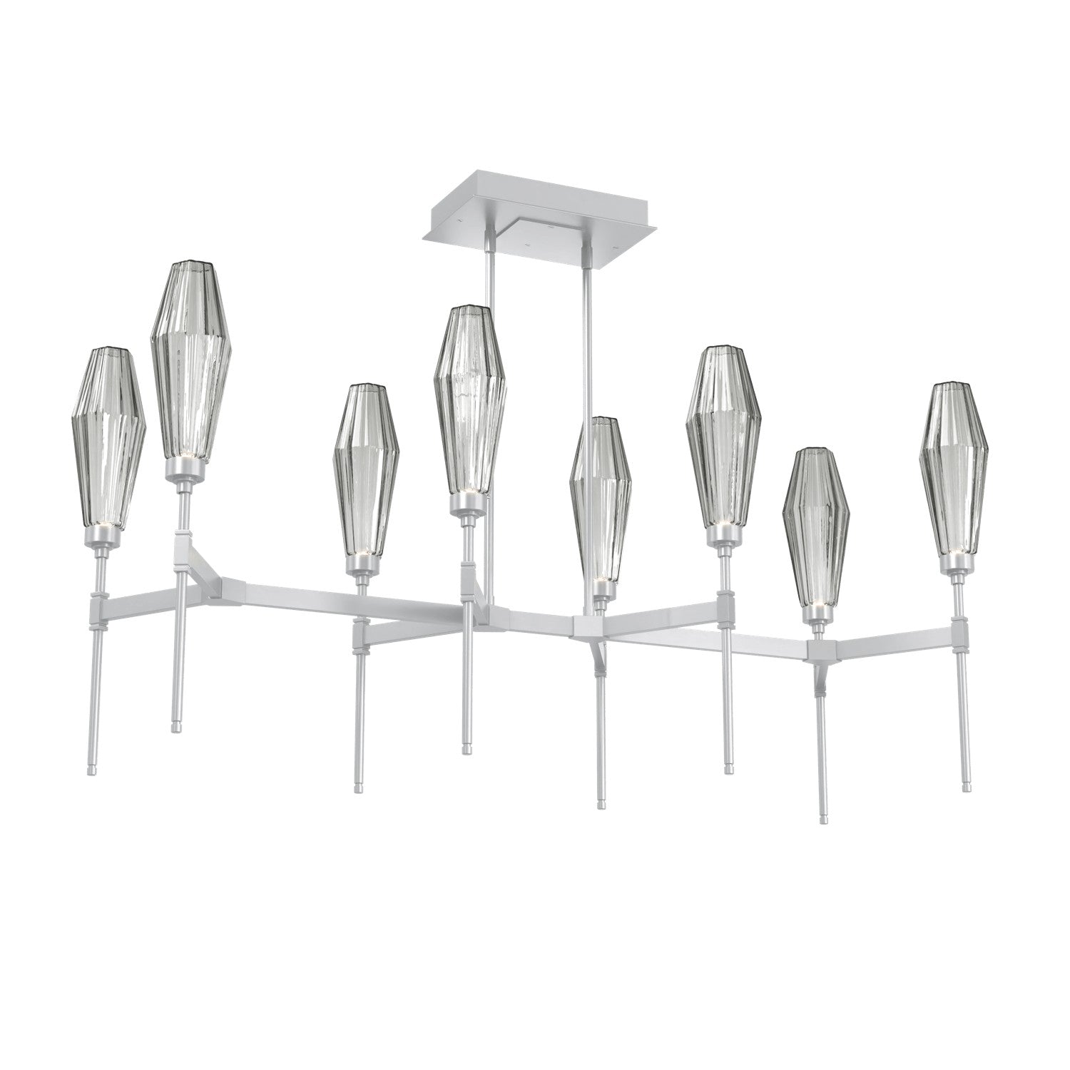 Hammerton Studio - PLB0049-48-CS-RS-001-L3 - LED Linear Suspension - Aalto - Classic Silver