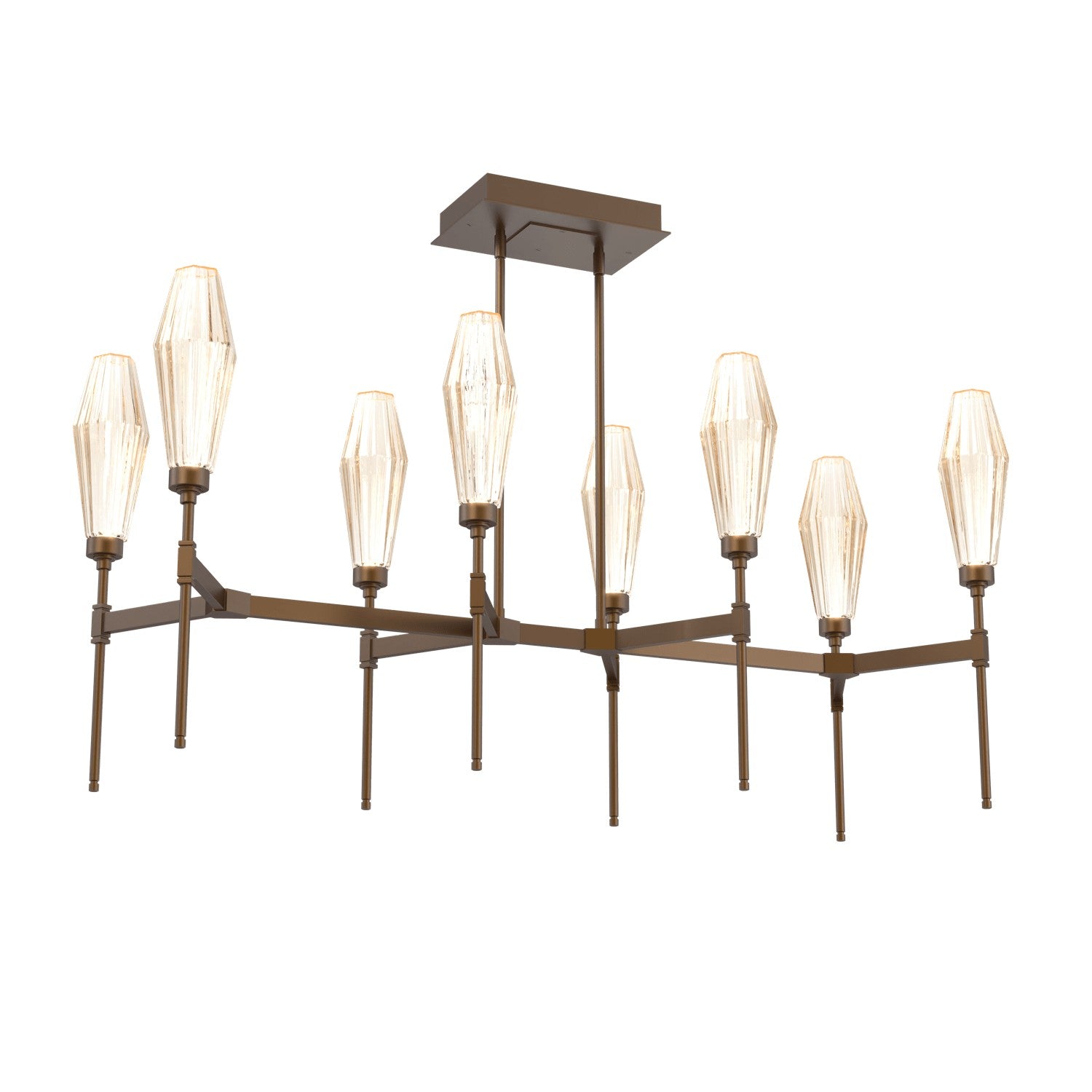 Hammerton Studio - PLB0049-48-FB-RA-001-L1 - LED Linear Suspension - Aalto - Flat Bronze