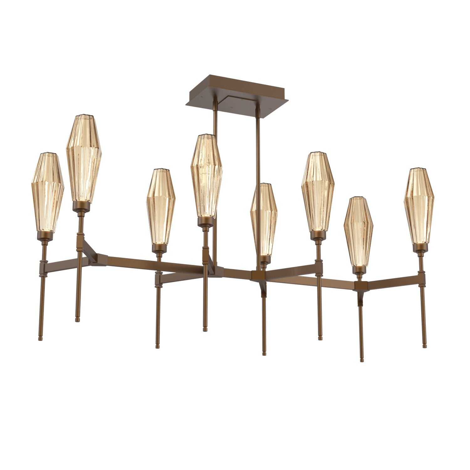 Hammerton Studio - PLB0049-48-FB-RB-001-L3 - LED Linear Suspension - Aalto - Flat Bronze