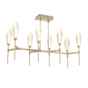 Hammerton Studio - PLB0049-48-GB-RA-001-L1 - LED Linear Suspension - Aalto - Gilded Brass